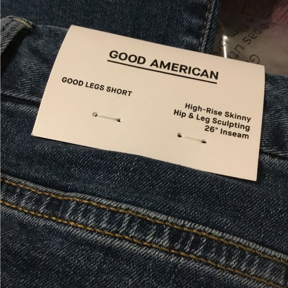 NWT Good American GOOD LEGS Short High Rise Skinny Jean -12/31 - Picture 5 of 6